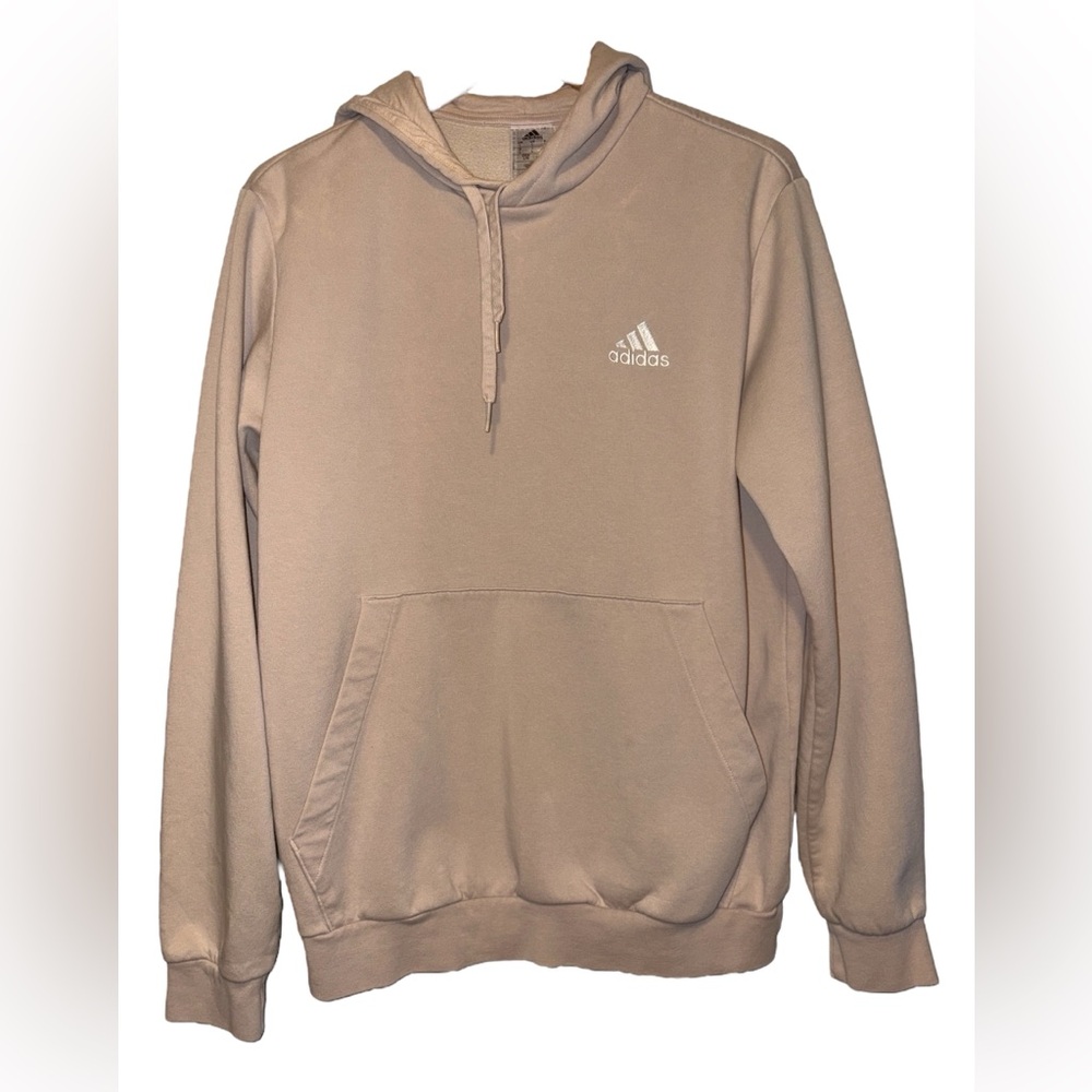 Adidas Beige cream  Hoodie large